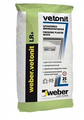Шпатлевка финишная Vetonit LR+ (25 кг)