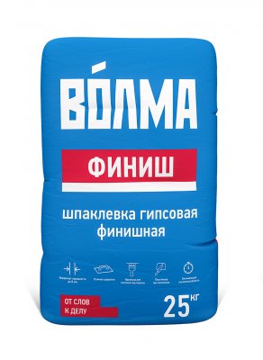 Финишная гипсовая шпаклевка «ВОЛМА-ФИНИШ» (25 кг)
